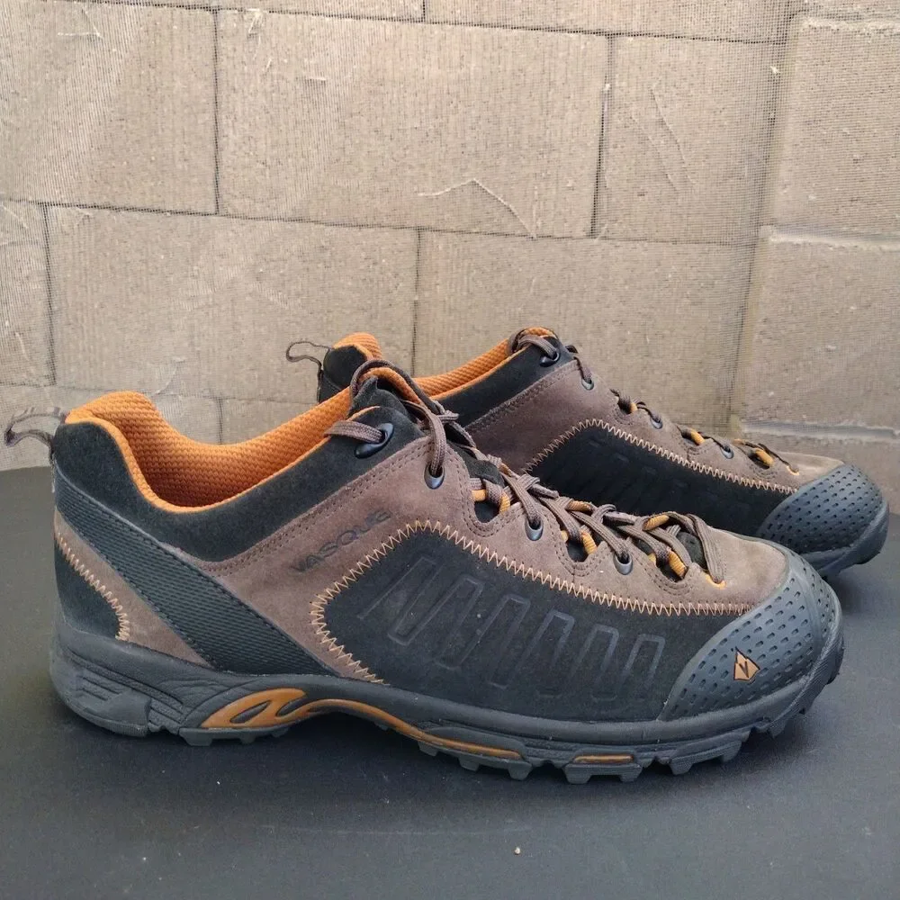 VASQUE 7006M Juxt Hiking Shoes Mens Sz 14 M Sudan Brown/Black Suede Trail Shoes